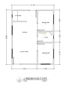 Prefab Two Bedroom - Prefabricated Homes