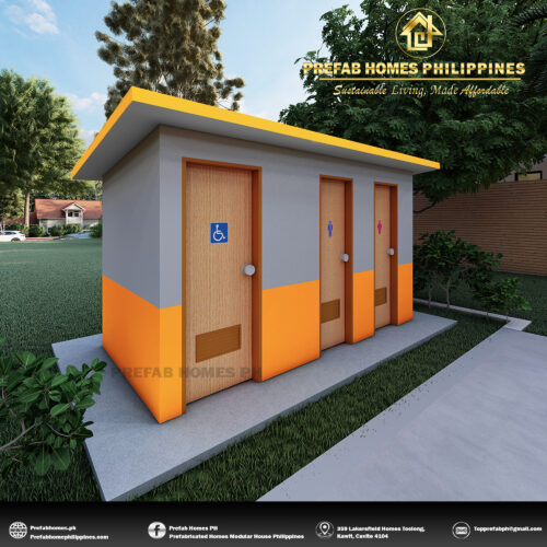 Prefab Public Toilet - 3 Stall - Image 2