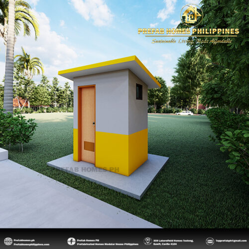 Prefab Public Toilet – 1 Stall - Image 3