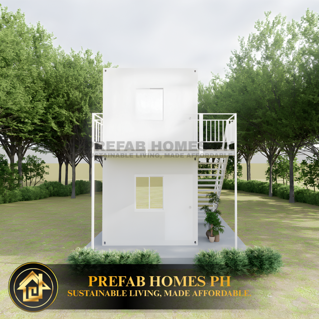 Prefab Multi-purpose Container w/ Outdoor Stairs - Prefabricated Homes