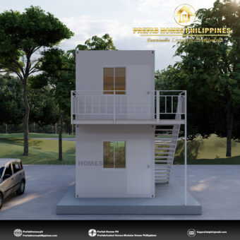 Prefab Multipurpose Container w/ Outdoor Stairs