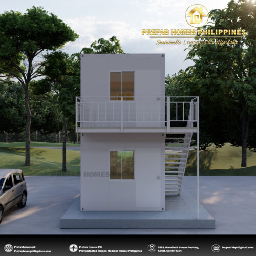 Prefab Multipurpose Container w/ Outdoor Stairs